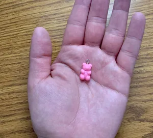 Pink Gummy Bear Charm Pendant thumbnail 5