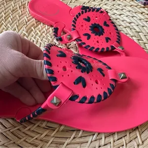 Jack Rogers Womenz Georgica Jelly Sandal Pink 8 thumbnail 5