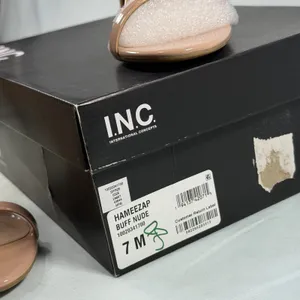 INC International Concepts Size-7M‎ Women's Hameeza Dress Sandals Nude Beige thumbnail 3