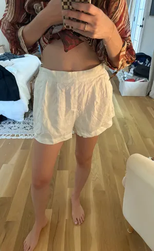 Faithfull the Brand Mirelle Mini Shorts - White thumbnail 1