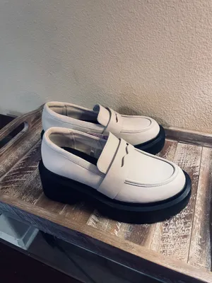 NWT! Wild Fable Women’s Slip-On Loafer Platform Leather Memory Foam Insole Sz 6 thumbnail 5