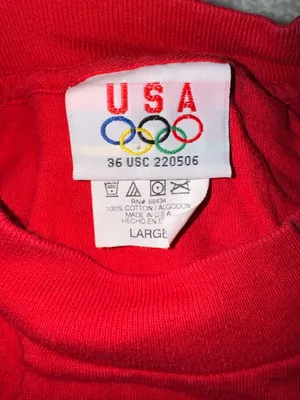 Olympics shirt Red Size L thumbnail 4