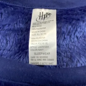 Harry Potter Womens Sleepwear Size XL Blue Logo Sweater Pullover Crewneck thumbnail 4