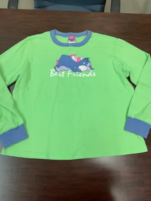 Disney Winnie The Pooh Eeyore and Piglet Pajama Set Size Medium thumbnail 2