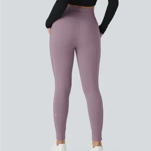 Halara NWT Plush High Waisted Drawstring Side Pocket Plain Full Length Joggers thumbnail 2