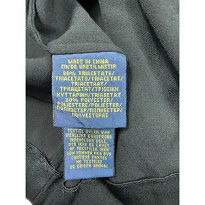 Polo Ralph Lauren Dress Tie Neck Long‎ Sleeve Black Dress Size 6 thumbnail 7