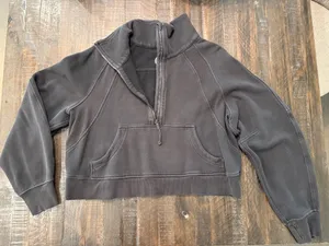 Lululemon black scuba half zip thumbnail 1