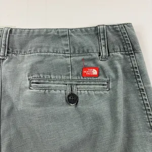 The North Face Pants Womens 33 Gray Cropped Wide Leg Cotton Twill Casual thumbnail 11