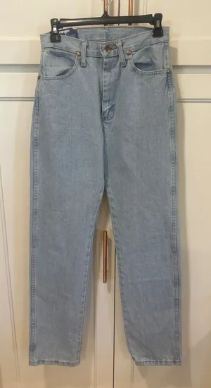 Wrangler Cowboy Cut 14MWZ Light Wash Slim Fit Tapered Leg Jeans 0x32 NWT western thumbnail 1