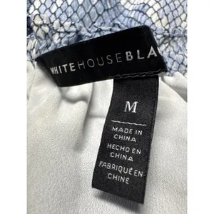 White House Black Market Off Shoulder Tiered‎ Ruffle Print Dress M thumbnail 6