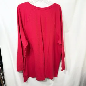 Cacique Sleep‎ Plus Size 26/28 Pajama Set Red Waffle Henley Plaid Leggings 1324 thumbnail 9
