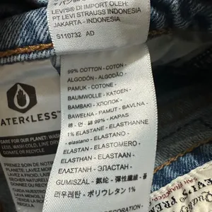 Levi's | Premium Blue Medium Wash Button‎ Fly Wedgie Straight Jeans, Size 25 thumbnail 6
