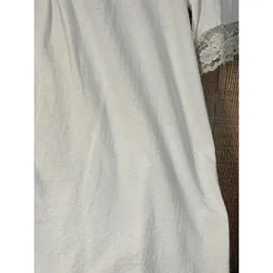 Vtg 80s Christian Dior Saks Fifth Avenue Lace Nightgown Cream White Slip Dress thumbnail 7