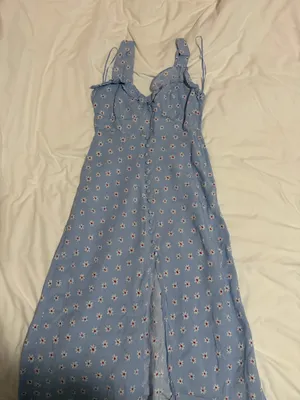 ZARA Floral Dress Midi thumbnail 1