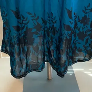 Elegant Blue Sleeveless Mini Dress thumbnail 3
