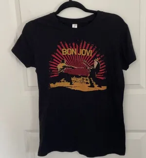 Bon Jovi We Weren’t Born To Follow Band Tee Rock Music thumbnail 1