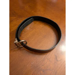 Calvin Klein Black/Brown Reversible Belt Size 32 Silver Buckle thumbnail 8