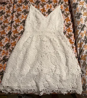 Abercrombie White Dress Mini thumbnail 1