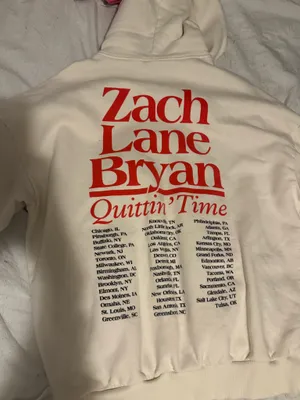 Zach Bryan White Size L thumbnail 2