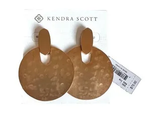 NEW Kendra Scott Didi Statement Earrings rose gold classic chic large versatile thumbnail 1