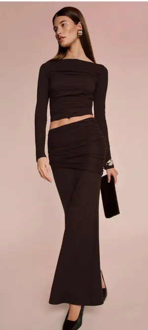 Reformation Emi Knit Two Piece skirt set thumbnail 1