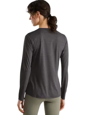 Arc'teryx Women's Taema Crew Neck Shirt UPF 50+ Gray Size M thumbnail 2