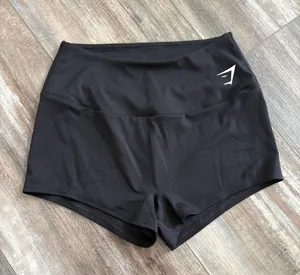 Gymshark Black High-Rise Bike Shorts Medium thumbnail 1