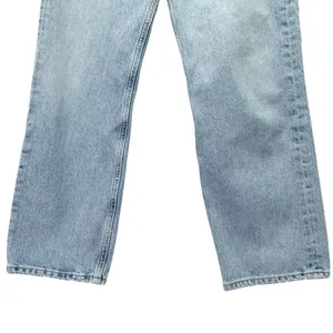 AGOLDE 90s Crop Mid-Rise Loose Straight Jeans Medium Wash Size 23 Organic Denim thumbnail 9
