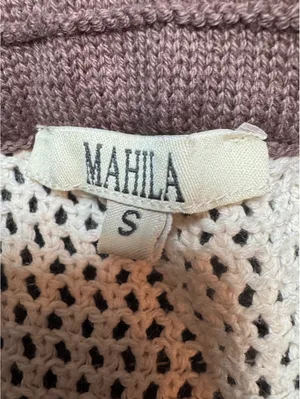 Mahila Brown and Cream Knit Midi Skirt Size S thumbnail 4