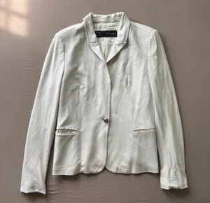 Zara Lightweight One Button Blazer thumbnail 1