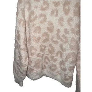 POL Leopard Print Cozy Fuzzy Sweater Long Sleeve Women's‎ Size M thumbnail 7
