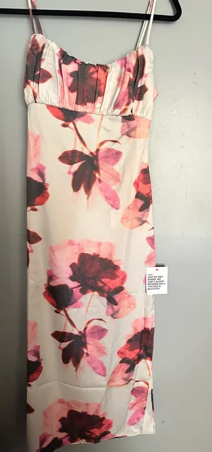 Topshop Satin Maxi Dress thumbnail 1