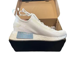 Adidas NMD_R1 Spectoo White Silver Shoes 7.5 thumbnail 2