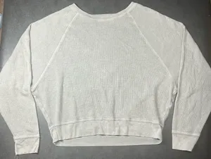 Lucky Brand Size L Grey Pullover Sweatshirt thumbnail 1