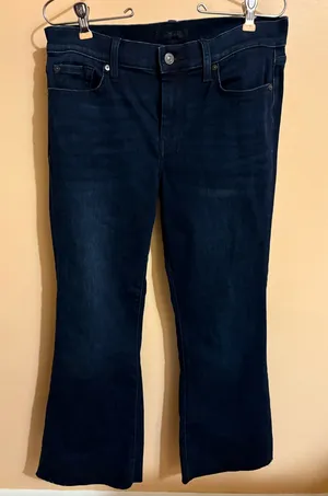 7 for All Mankind Dark Wash Dojo Jeans thumbnail 1