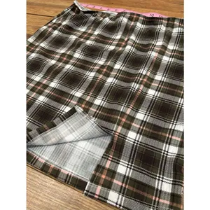 Just Polly New York Plaid Mini Skirt Size L Y2K Preppy Stretch Pull-On thumbnail 4