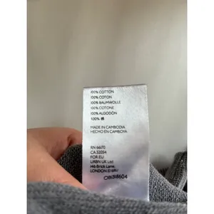 Pilcro Anthropologie Washed Grey Cotton Crew Neck Long‎ Sleeve Sweatshirt M thumbnail 6