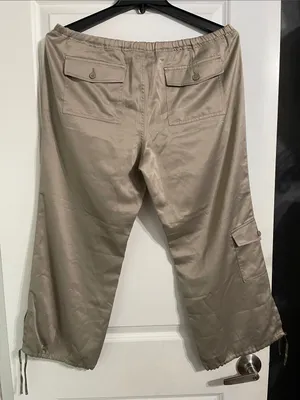 Old Navy Satin Cargo Jogger Pants Size 14 NWT thumbnail 2