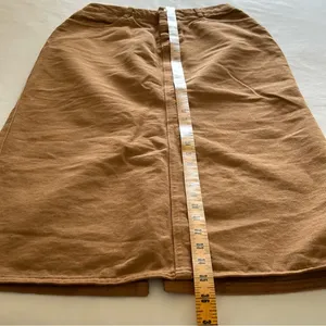 - Vintage Camel Brown Long A-Line Skirt - Size 6 thumbnail 10