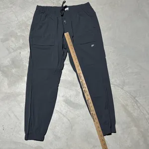 Fabletics Jogger UNISEX SZ L One Drawstring Pocket Pants Sweatpants Grey Running thumbnail 6
