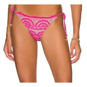 New. Pilyq lace teeny bikini bottom. Medium. Retails $76 thumbnail 3