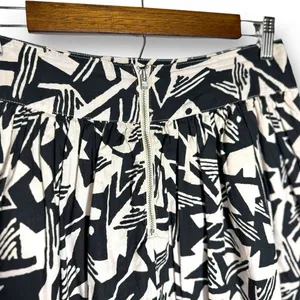 Anthropologie | Odille Abstract‎ Sequin Skirt | A-Line | 6 | Embroidered Lined thumbnail 8