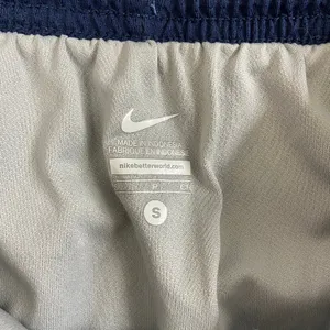 Nike women's‎ blue lined athletic active pull on drawstring sports shorts small thumbnail 8