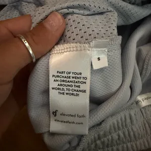 Elevated Faith Light Blue Women's Mesh Shorts thumbnail 6