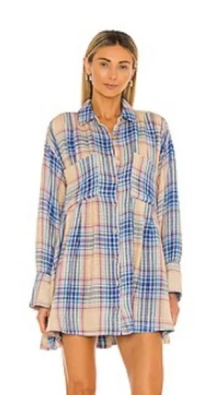 Free People The Voyage Shirt Dress thumbnail 1