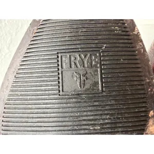 Frye Regina Heel Bootie Women 7.5 Burgundy Leather Pointed Toe Back Zip Heels thumbnail 7