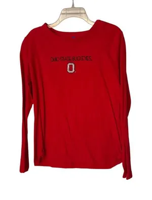 NCAA‎ Ohio State Long Sleeve Shirt Women's M thumbnail 1