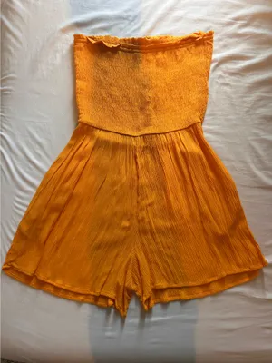 Orange sun dress thumbnail 2