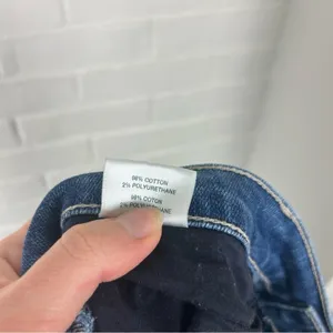 J Brand Alana High Rise Cropped Distressed Skinny Jeans Size 34 thumbnail 5