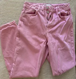 Size 6 Zara Pink Jeans thumbnail 1